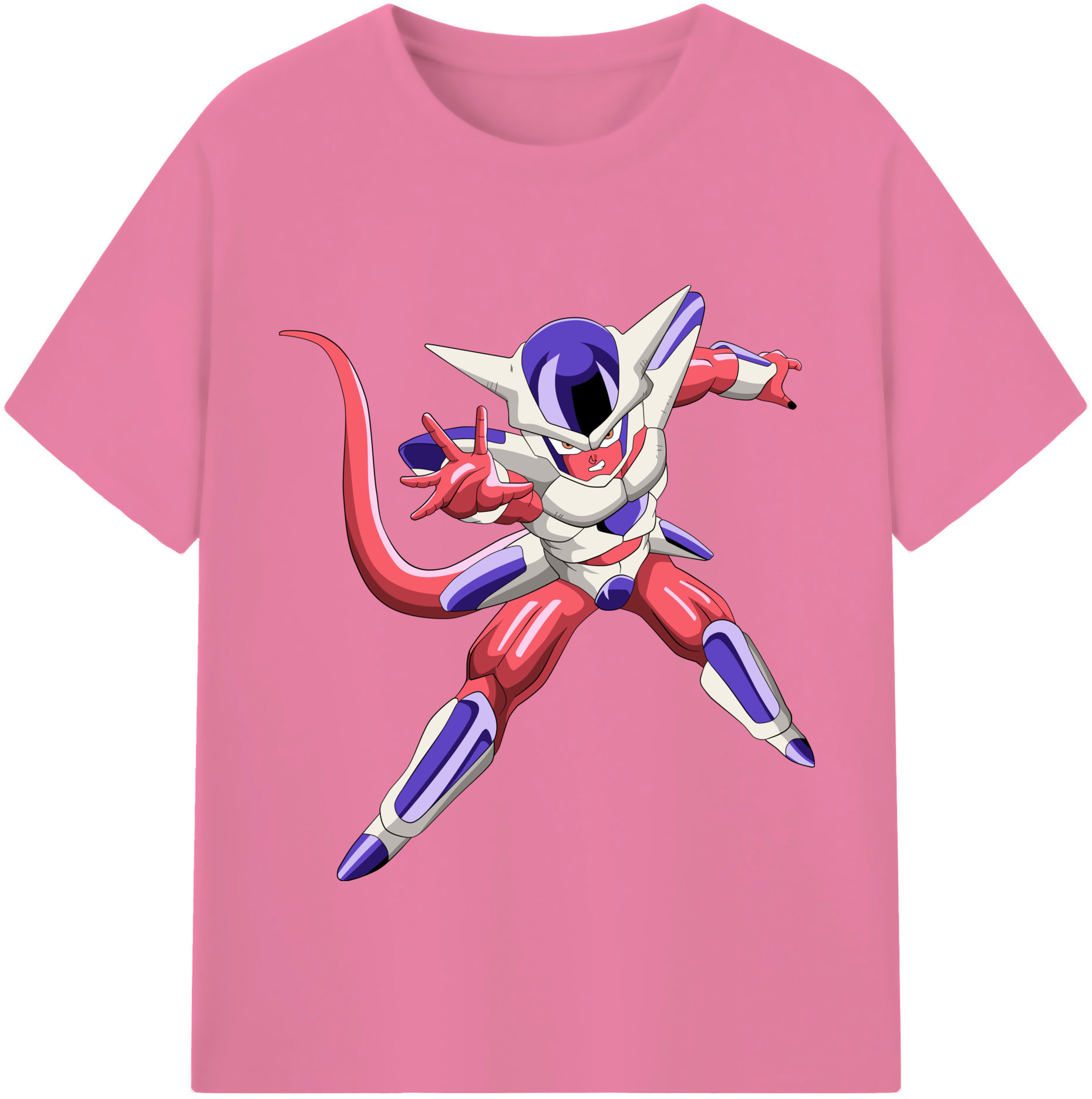 （画像用） ドラゴンボール フリーザ DRAGON BALL Frieza 綿100％半袖Tシャツ（フロントプリント）